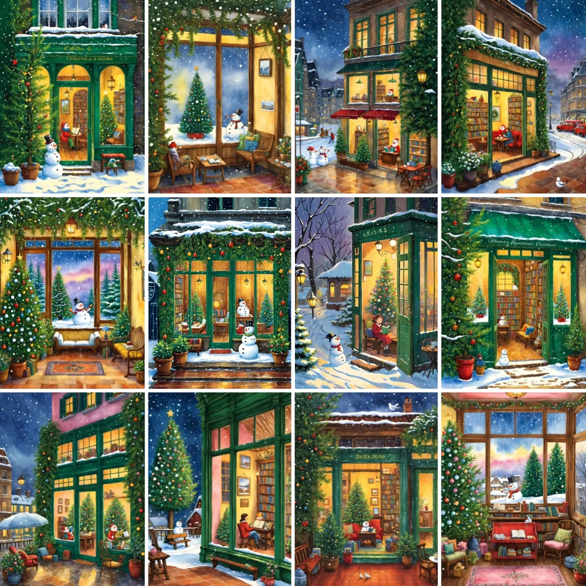 Christmas Beauty DIY Digital Oil Painting Colorful Hand-painted Simple Craft Suitable for Home Wall Decoration
Christmas Beauty DIY Digital Oil Painting Colorful Hand-painted Simple Craft Suitable for Home Wall Decoration