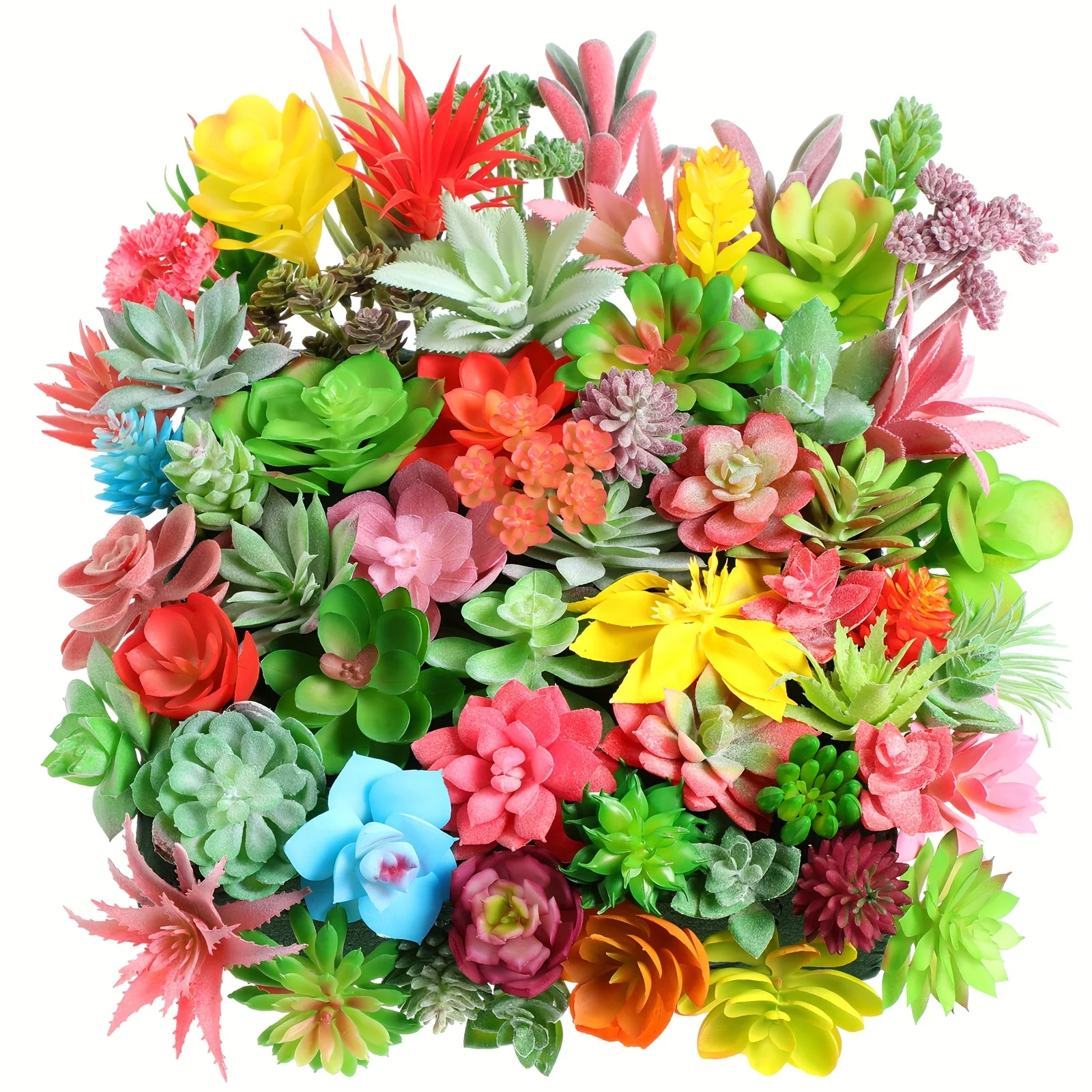 100pcs Vibrant Artificial Succulent & Cactus Mix - Realistic Plastic Assortment Fresh Style for Home Decor, Unpotted Stems for Living Room, Desk, or Tabletop, Perfect for Mother’s Day & Friendship Day, Tabletop Decoration
100pcs Vibrant Artificial Succulent & Cactus Mix - Realistic Plastic Assortment Fresh Style for Home Decor, Unpotted Stems for Living Room, Desk, or Tabletop, Perfect for Mother’s Day & Friendship Day, Tabletop Decoration
