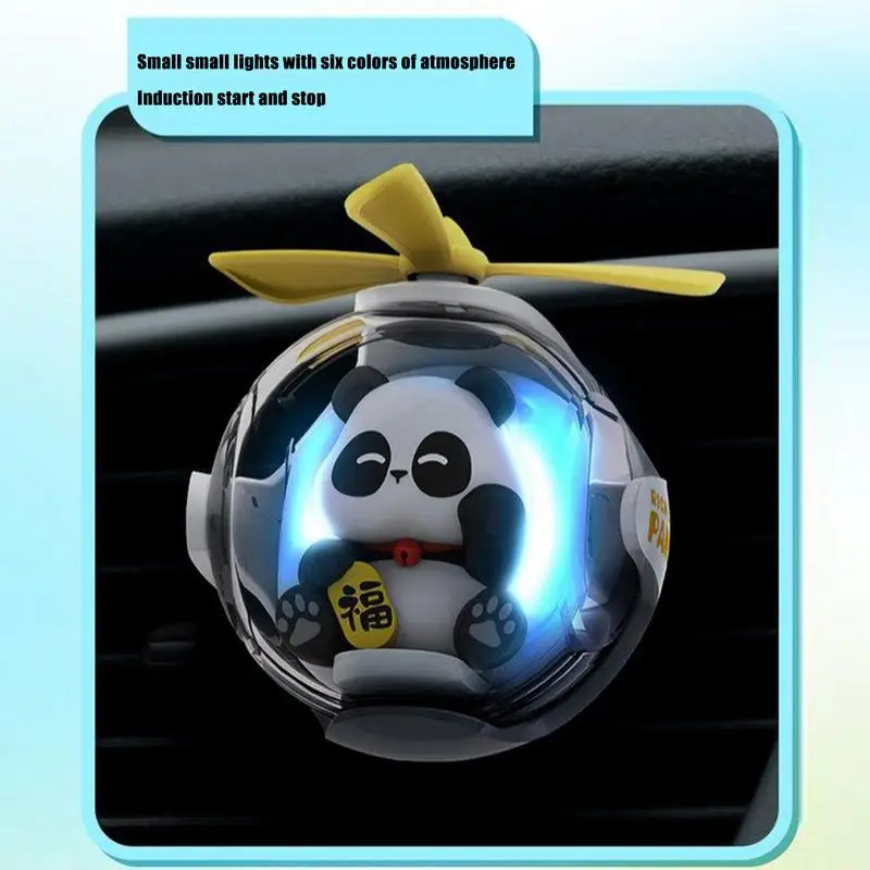 Car Scent Cute Panda Car LED Light Air Outlet Perfume Rotating Propeller Outlet Fragrance Auto Accessories Interior Perfume
Car Scent Cute Panda Car LED Light Air Outlet Perfume Rotating Propeller Outlet Fragrance Auto Accessories Interior Perfume