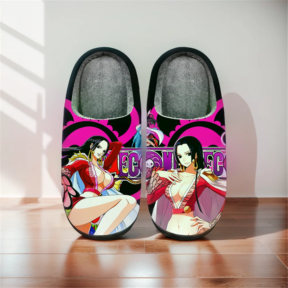 Anime Cartoon Cute Home Slippers ONE PIECE Boa·Hancock Winter Warm Slippers For Man Woman Boy Girl Unisex Halloween Shoes Gift
Anime Cartoon Cute Home Slippers ONE PIECE Boa·Hancock Winter Warm Slippers For Man Woman Boy Girl Unisex Halloween Shoes Gift