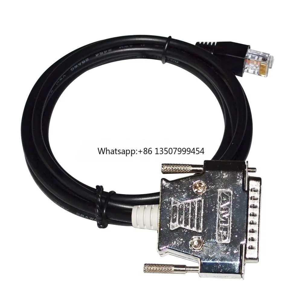 RJ45 Male to DB25 25-pin Male RS232 Communication Cable for FANUC Smart Terminal NC616 and CNC Machine Tools(1.8 Meters)
RJ45 Male to DB25 25-pin Male RS232 Communication Cable for FANUC Smart Terminal NC616 and CNC Machine Tools(1.8 Meters)