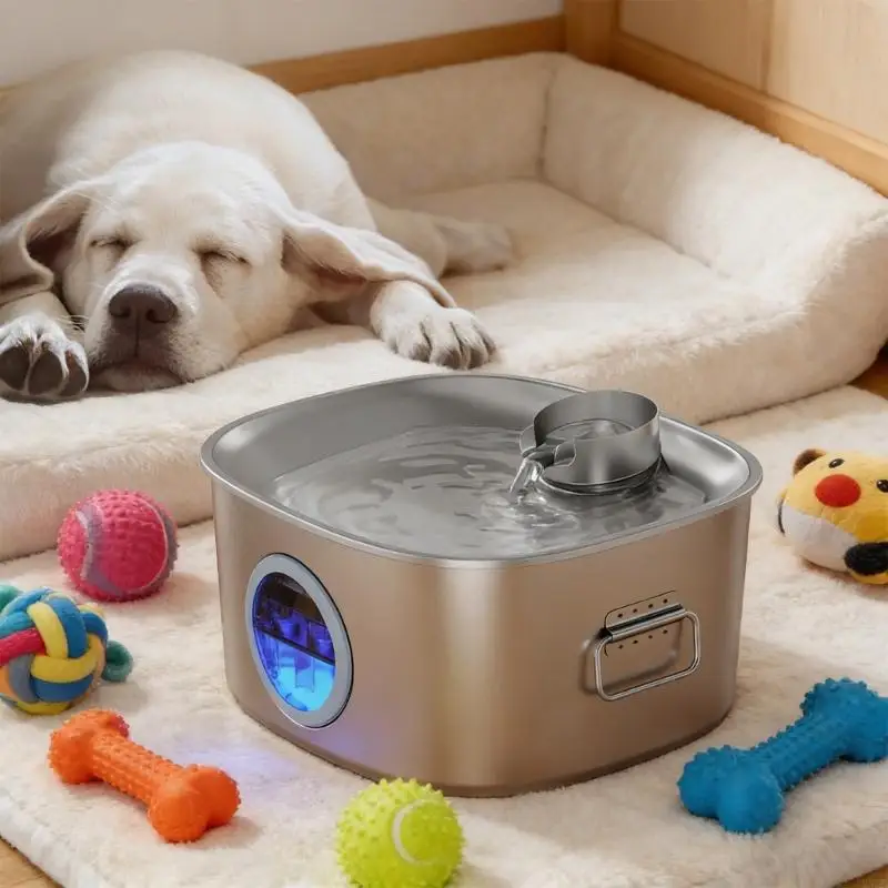Large Capacity Automatic Water Dispenser For Pet Stainless Steel Filtration Quiet Water Fountain for Home Office Y5GB
Large Capacity Automatic Water Dispenser For Pet Stainless Steel Filtration Quiet Water Fountain for Home Office Y5GB