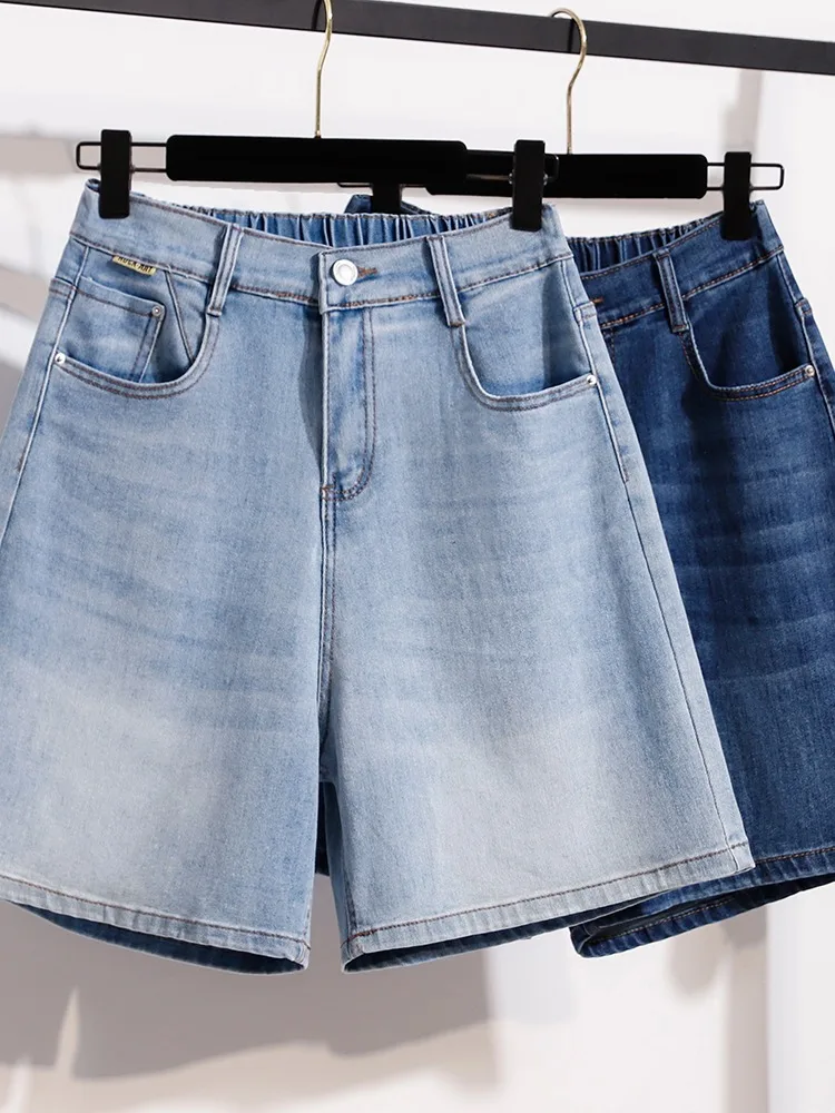 High Waist Wide Leg Short Jeans Women's Summer Thin Style Fleeing Heat Breathable Cotton Polyester Blend Comfortable Fit
High Waist Wide Leg Short Jeans Women's Summer Thin Style Fleeing Heat Breathable Cotton Polyester Blend Comfortable Fit