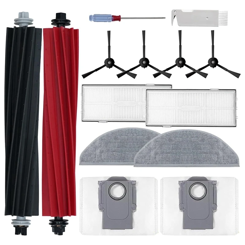 Replacement Parts Accessories Kit For Roborock S8 Pro Ultra Robot Vacuum Cleaner Main Side Brush Mop Cloth Hepa Filter Dust Bags
Replacement Parts Accessories Kit For Roborock S8 Pro Ultra Robot Vacuum Cleaner Main Side Brush Mop Cloth Hepa Filter Dust Bags