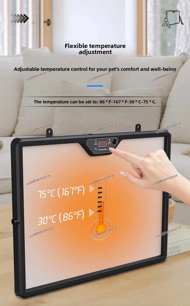 New Product Double-sided Chick Heating Plate Height Adjustable Brood Chick Duckling Insulation Heater Home
New Product Double-sided Chick Heating Plate Height Adjustable Brood Chick Duckling Insulation Heater Home