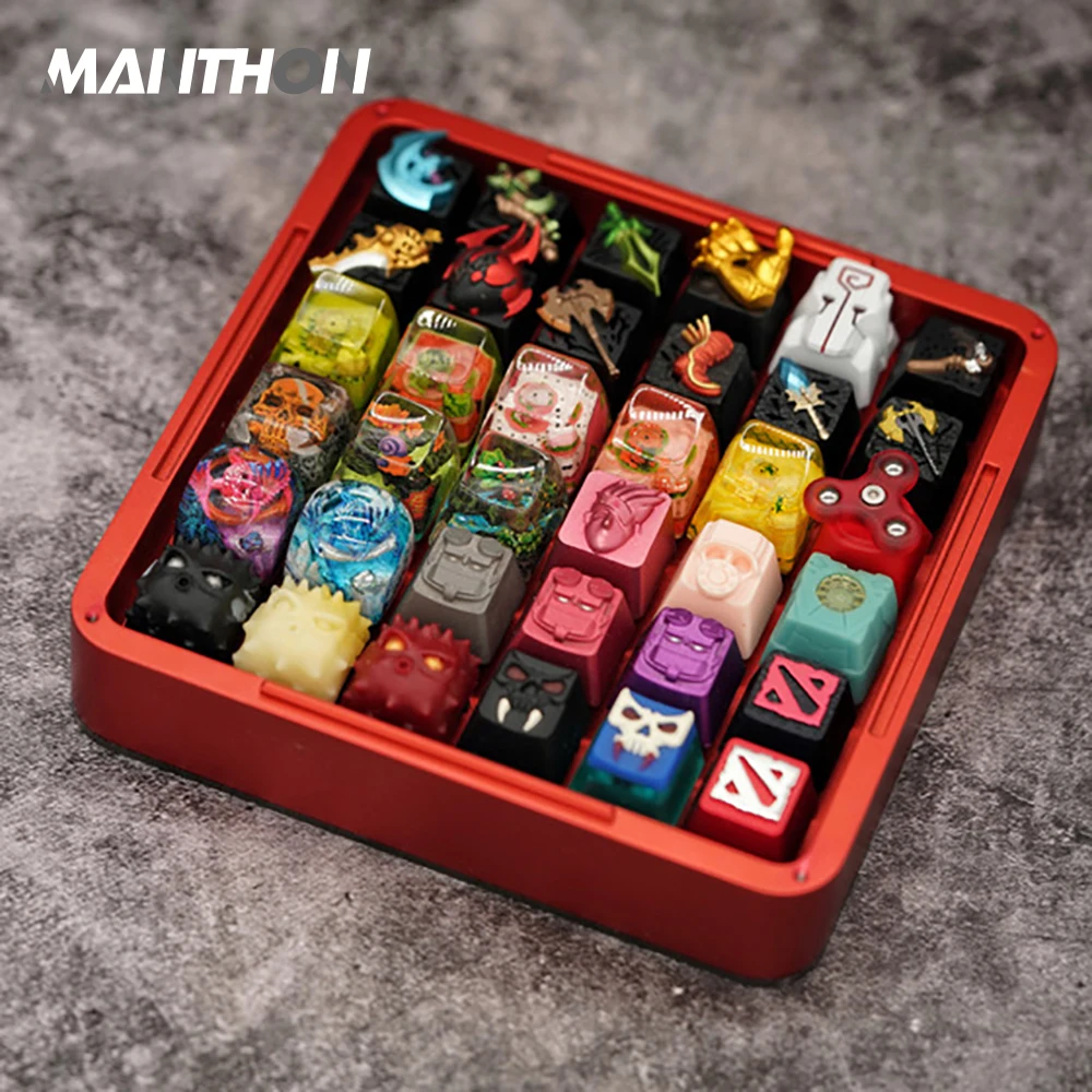 Keyfirst Aluminum Alloy Switch Tester Mechanical Keyboard Keycaps Collection Storage Box
Keyfirst Aluminum Alloy Switch Tester Mechanical Keyboard Keycaps Collection Storage Box