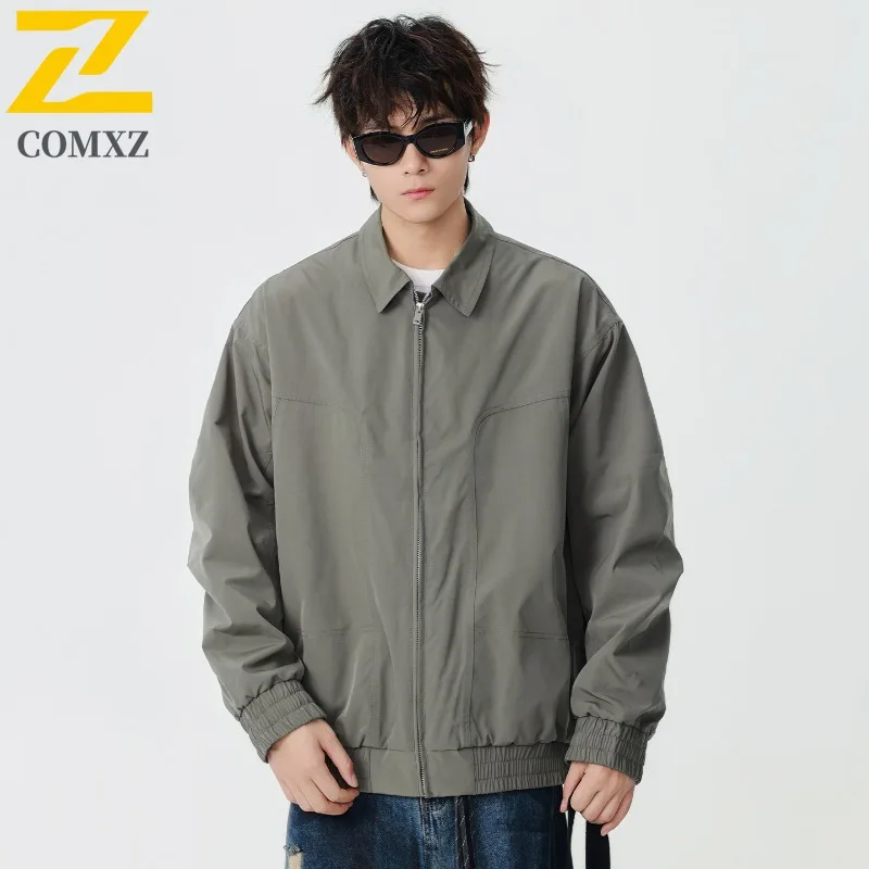 COMXZ модная мужская куртка повседневная с отложным воротником пальто для приключений на открытом воздухе водонепроницаемая легкая весенне-осенняя одежда для кемпинга
COMXZ модная мужская куртка повседневная с отложным воротником пальто для приключений на открытом воздухе водонепроницаемая легкая весенне-осенняя одежда для кемпинга