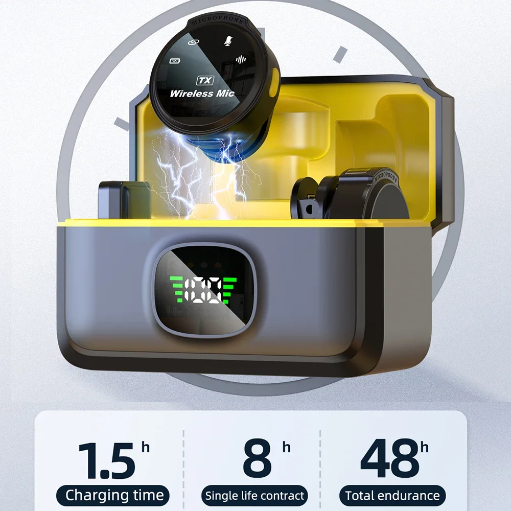 Беспроводной петличный микрофон для записи видео, небольшой петличный микрофон с магнитным зажимом, микрофон для мобильного телефона Mike для Iphone Xiaomi
Беспроводной петличный микрофон для записи видео, небольшой петличный микрофон с магнитным зажимом, микрофон для мобильного телефона Mike для Iphone Xiaomi