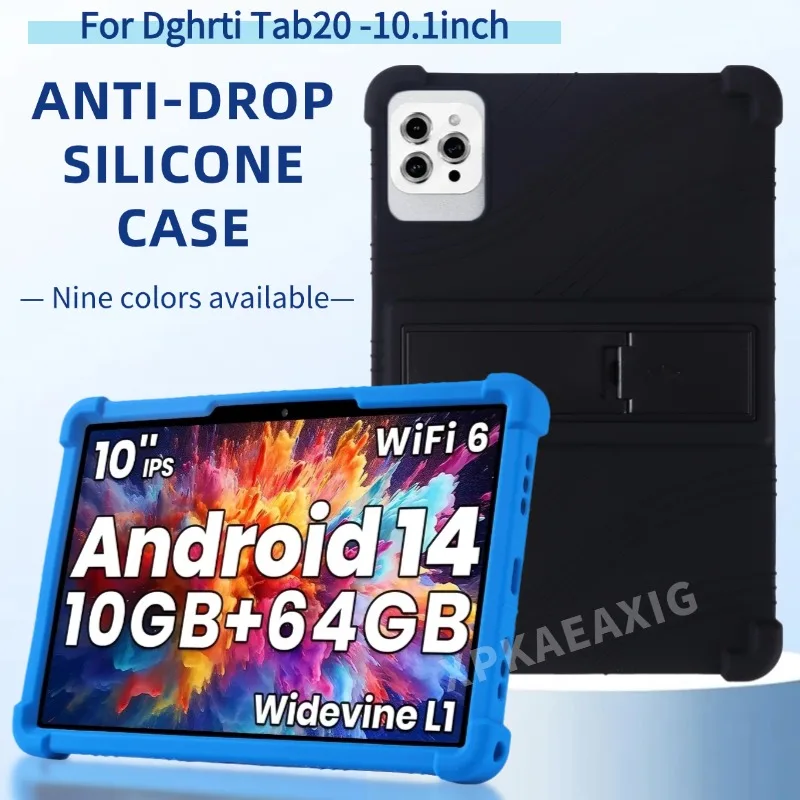 For Dghrti Tab20 10inch Tablet Case Shockproof Cover Model Tab20 Tablet Security Shockproof Silicone Case with Stand Cover
For Dghrti Tab20 10inch Tablet Case Shockproof Cover Model Tab20 Tablet Security Shockproof Silicone Case with Stand Cover