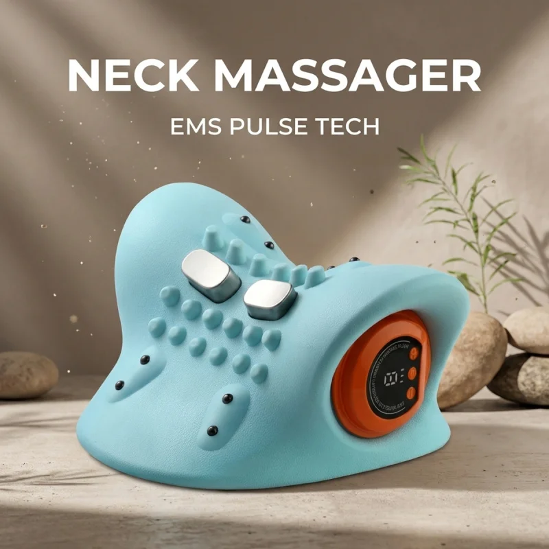 Electric Neck Shoulder Back Massage Pillow Finger Pressure Cervical Massager Home Relax Body Pain Relief Device
Electric Neck Shoulder Back Massage Pillow Finger Pressure Cervical Massager Home Relax Body Pain Relief Device