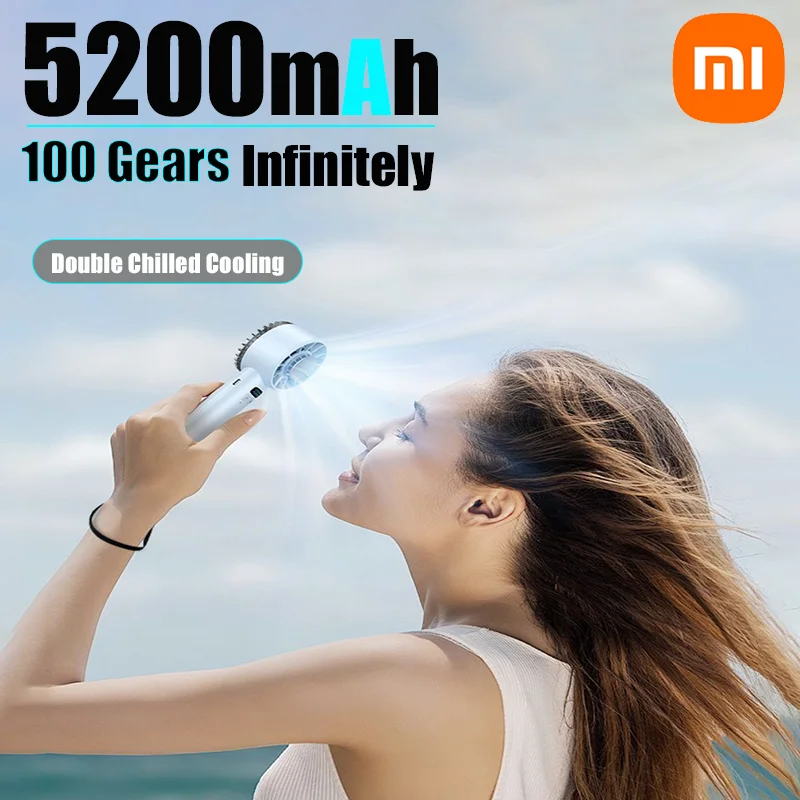 Портативный вентилятор Xiaomi 5200 мАч с цифровым дисплеем, портативный портативный вентилятор на 100 передач, скорость ветра, регулируемая выносливость
Портативный вентилятор Xiaomi 5200 мАч с цифровым дисплеем, портативный портативный вентилятор на 100 передач, скорость ветра, регулируемая выносливость