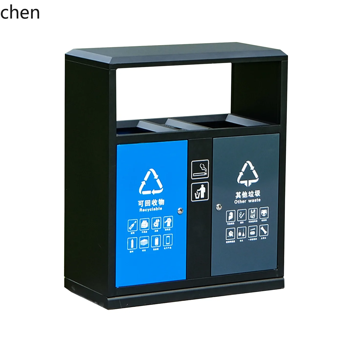 Outdoor Trash Can Stainless Steel High Aesthetic Property High-end Outdoor Classification Waste Bin Commercial Use
Outdoor Trash Can Stainless Steel High Aesthetic Property High-end Outdoor Classification Waste Bin Commercial Use
