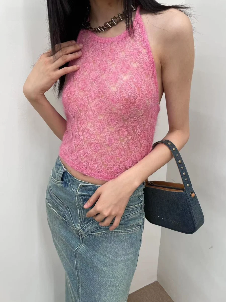 BLUEDOT LUCENCY Hollow out Knitted Ne Hanging Vest Rhombus Pattern Women's Commute Sle Cotton ort Length Pure Color
BLUEDOT LUCENCY Hollow out Knitted Ne Hanging Vest Rhombus Pattern Women's Commute Sle Cotton ort Length Pure Color