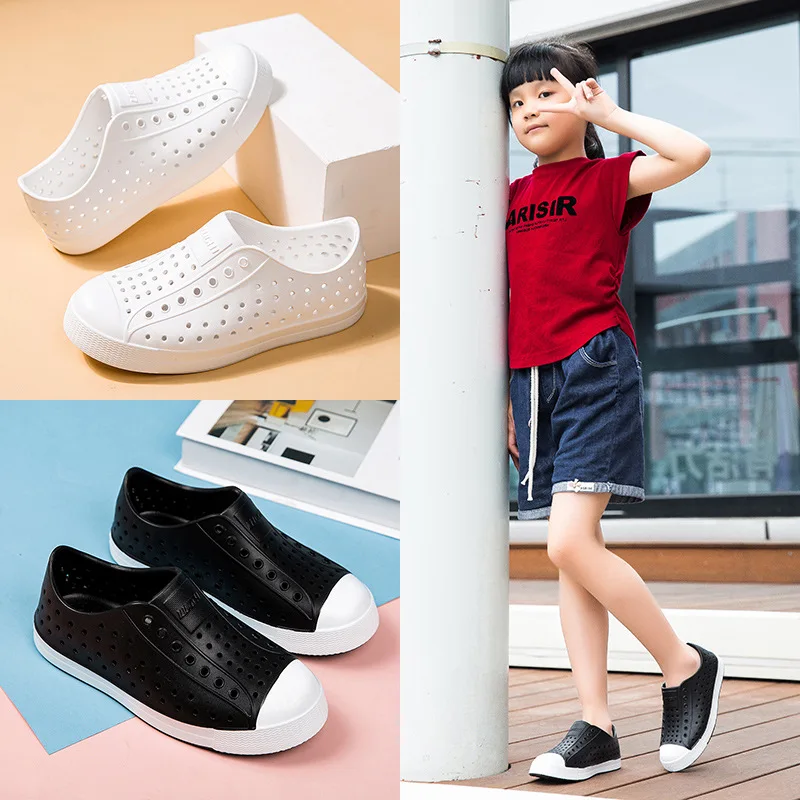 Summer Kids Beach Sandals Sports Water Shoes Unisex Slip-On Children Sandals Boys Cave Girls Garden Clogs EVA Lightweight Shoes
Summer Kids Beach Sandals Sports Water Shoes Unisex Slip-On Children Sandals Boys Cave Girls Garden Clogs EVA Lightweight Shoes