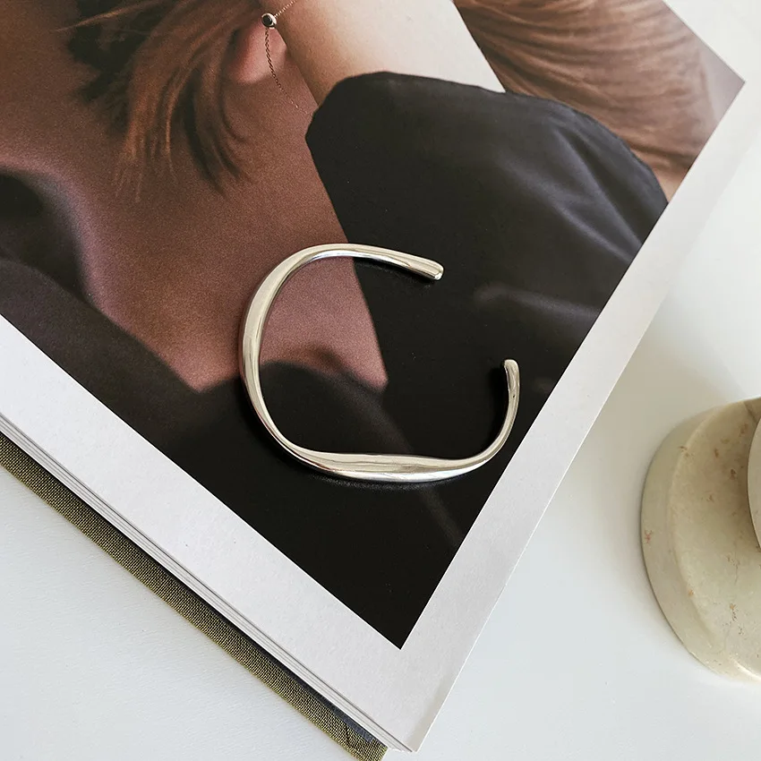 VENTFILLE Silver Color Irregular Bracelet For Women Girl Birthday Gift Liquid Lava Simplicity Trendy Jewelry Dropshipping
VENTFILLE Silver Color Irregular Bracelet For Women Girl Birthday Gift Liquid Lava Simplicity Trendy Jewelry Dropshipping