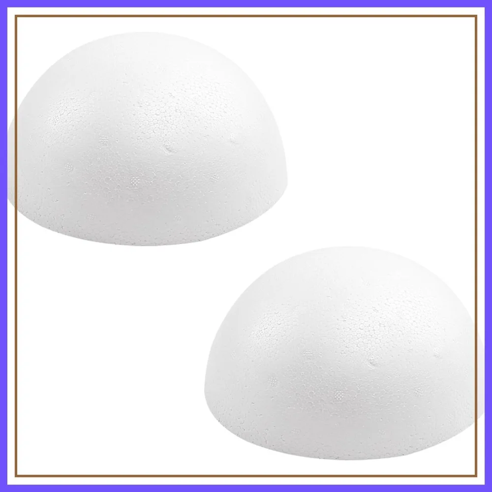 8 Inch White Foam Balls Half Round, 2 Pack Polystyrene Hemispheres for DIY Crafts, Home Decor, Art Projects
8 Inch White Foam Balls Half Round, 2 Pack Polystyrene Hemispheres for DIY Crafts, Home Decor, Art Projects