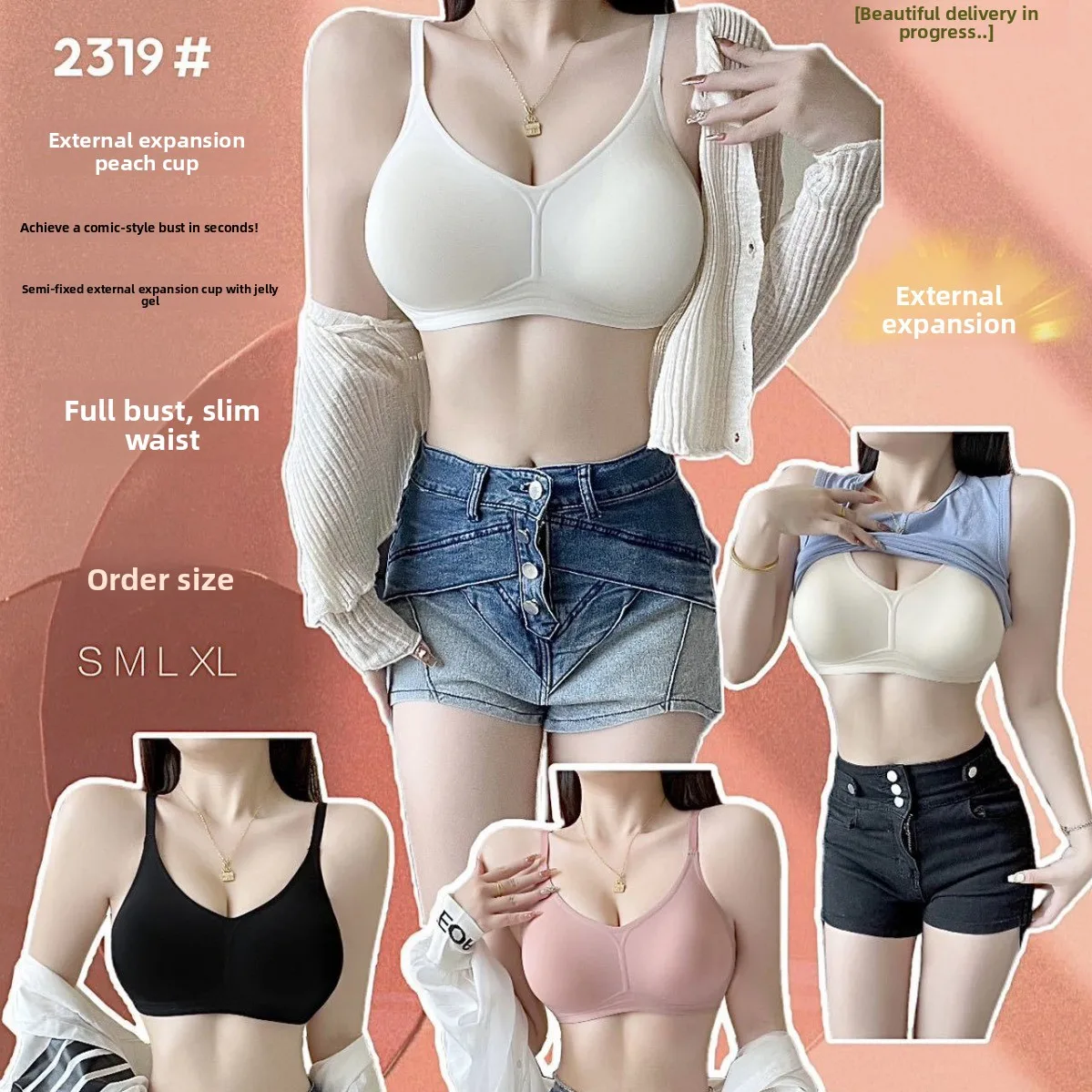 Women's Thickened Cartoon Chest Soft Support Bra Jelly Gel Gathered City Style 2023 Autumn Season with Steel Ring Shoulder De...
Women's Thickened Cartoon Chest Soft Support Bra Jelly Gel Gathered City Style 2023 Autumn Season with Steel Ring Shoulder De...
