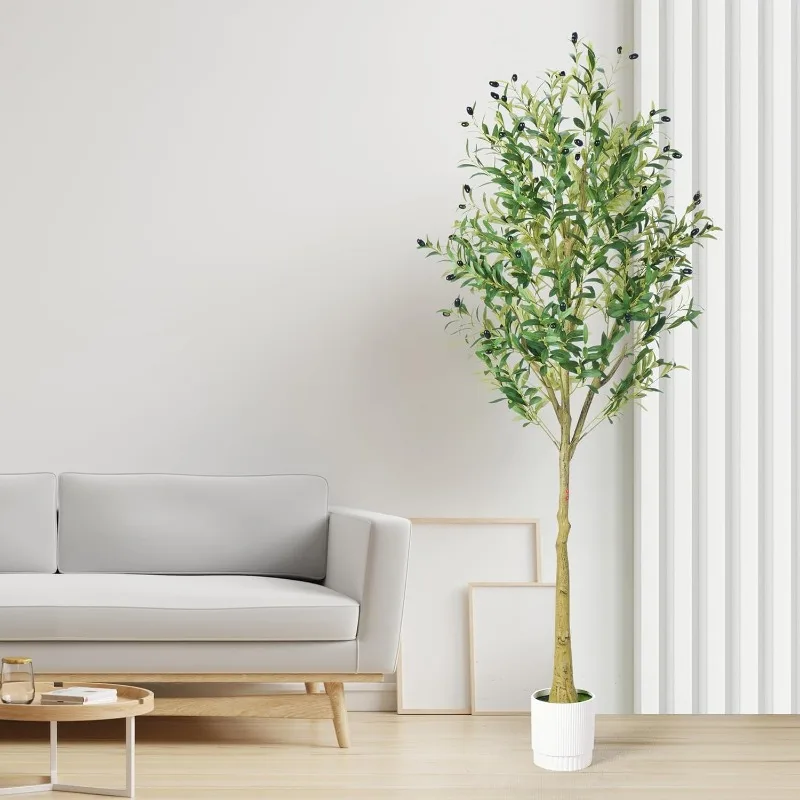 Fake Olive Tree 5ft, Artificial Trees for Home Decor Indoor with Adjustable Branches and Lifelike Fruits- Easy Assembly
Fake Olive Tree 5ft, Artificial Trees for Home Decor Indoor with Adjustable Branches and Lifelike Fruits- Easy Assembly