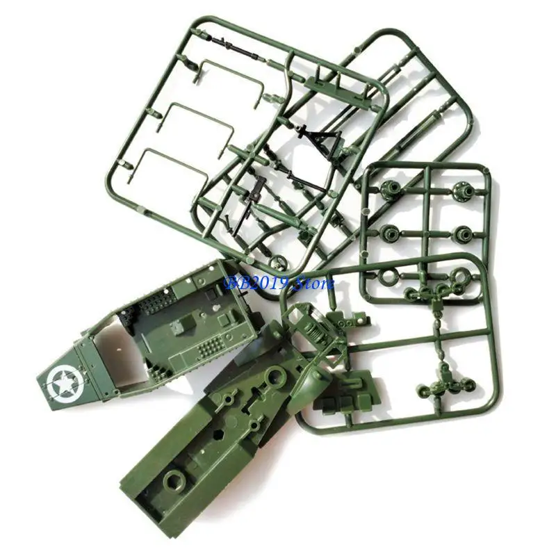 Q0KB 1:72 DIY Half Track Armored Vehicle Model Kits Toy for Play Vehicle Model Car Sand Pool Toy Boys Easy Assembly Building
Q0KB 1:72 DIY Half Track Armored Vehicle Model Kits Toy for Play Vehicle Model Car Sand Pool Toy Boys Easy Assembly Building