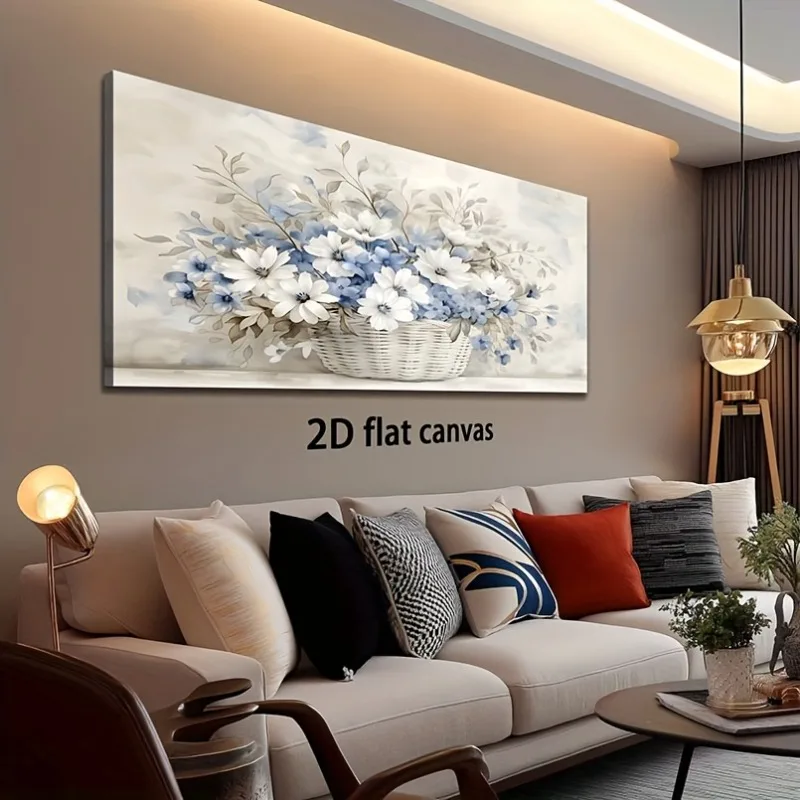 Canvas Wall Art 2D Flat Basketed Blooms Modern Abstract Painting Frameless Picture Living Room Bedroom Office Home Decoration
Canvas Wall Art 2D Flat Basketed Blooms Modern Abstract Painting Frameless Picture Living Room Bedroom Office Home Decoration