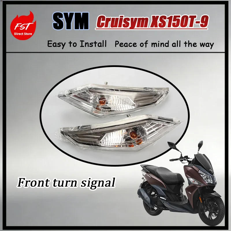 SYM Cruisym XS150T-9 OEM Front Indicator Light Genuine Motorcycle Parts Left & Right Turn Signal Lamp
SYM Cruisym XS150T-9 OEM Front Indicator Light Genuine Motorcycle Parts Left & Right Turn Signal Lamp