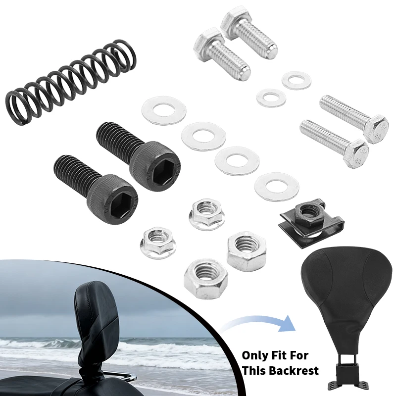 For Harley Touring CVO Street Glide Road King Ultra Electra Black Motorcycle Parts Driver Rider Backrest Mount Screw Accessories
For Harley Touring CVO Street Glide Road King Ultra Electra Black Motorcycle Parts Driver Rider Backrest Mount Screw Accessories