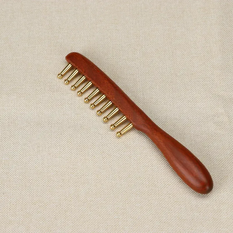 Head meridians massage comb copper wood meridians comb needling Guasha scalp relax Tools
Head meridians massage comb copper wood meridians comb needling Guasha scalp relax Tools