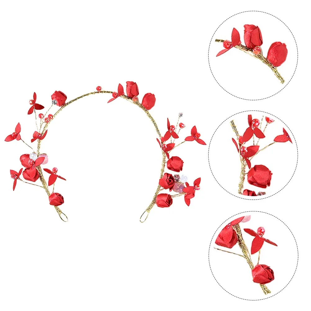 2pcs Bright Red Cloth Hair Hoop Alloy Headband Girls Bride Scarf Headdress Stylish Accessory Handmade Fashion Hair
2pcs Bright Red Cloth Hair Hoop Alloy Headband Girls Bride Scarf Headdress Stylish Accessory Handmade Fashion Hair