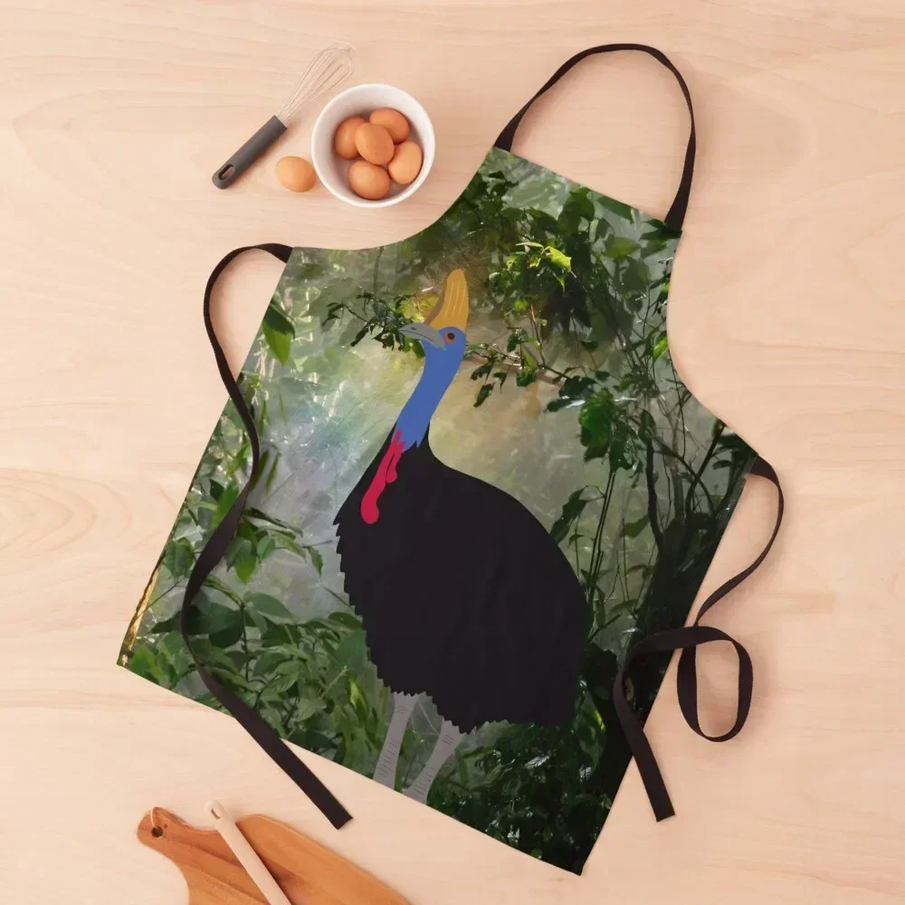 Australian Cassowary in the Forest Apron Kitchen Accessories 2022 Kitchen For Women Apron
Australian Cassowary in the Forest Apron Kitchen Accessories 2022 Kitchen For Women Apron