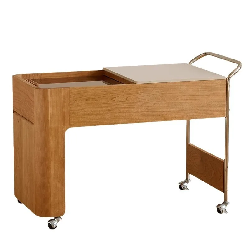 Solid wood coffee table, small apartment living room home mobile tea table
Solid wood coffee table, small apartment living room home mobile tea table