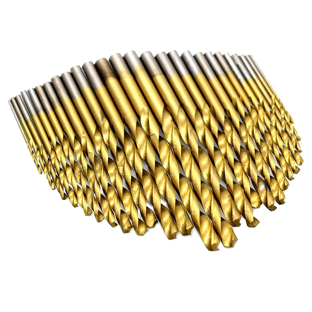 26pcs High Speed Steel Drill Bit 1.5mm to 6.5mm Titanium Twist Drill Bits Tools Set for Plastic Wood Metal Drilling Hole Cutter
26pcs High Speed Steel Drill Bit 1.5mm to 6.5mm Titanium Twist Drill Bits Tools Set for Plastic Wood Metal Drilling Hole Cutter