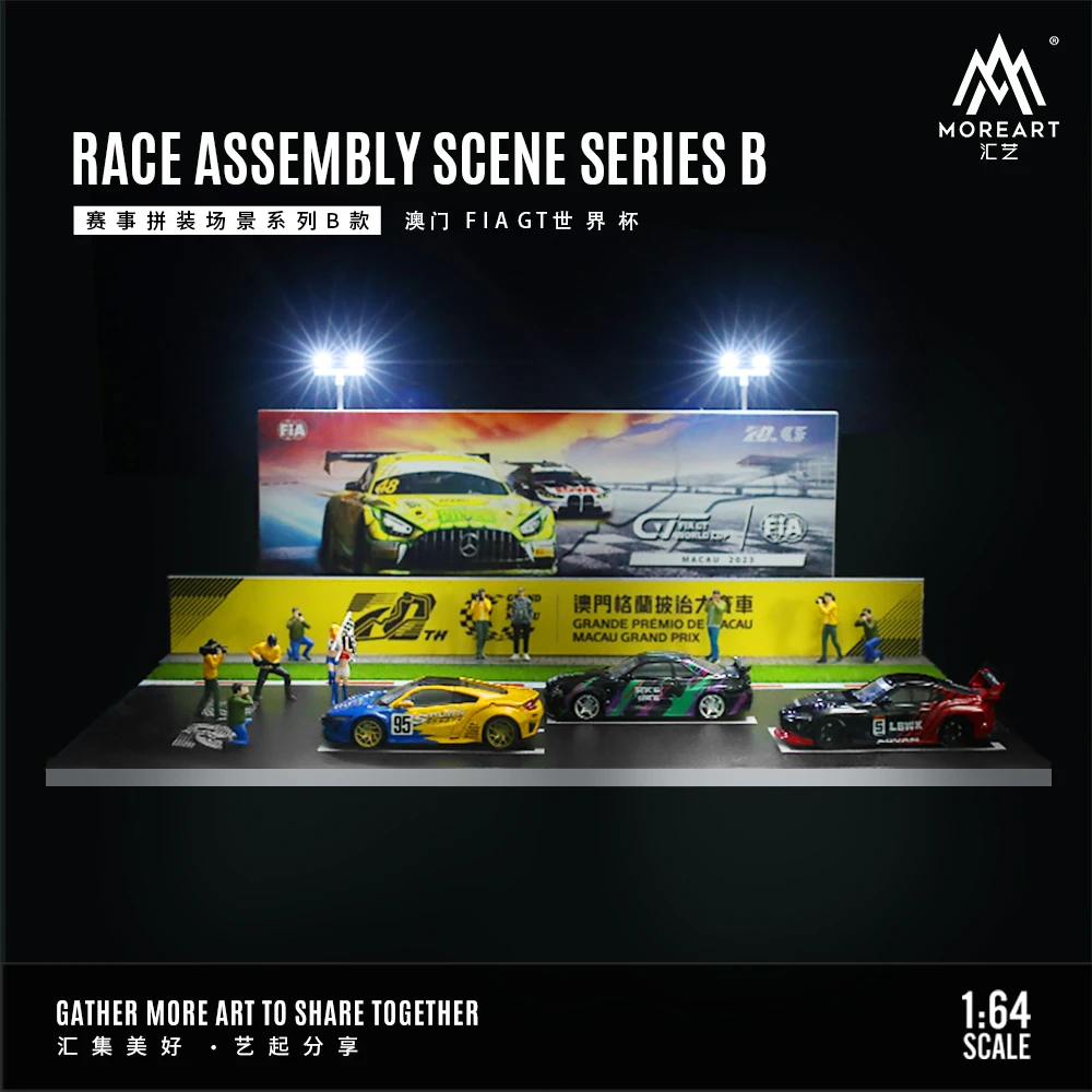 TimeMicro+MoreArt 1:64 FIA GT Grand Prix light version of the car model assembly scene 
TimeMicro+MoreArt 1:64 FIA GT Grand Prix light version of the car model assembly scene