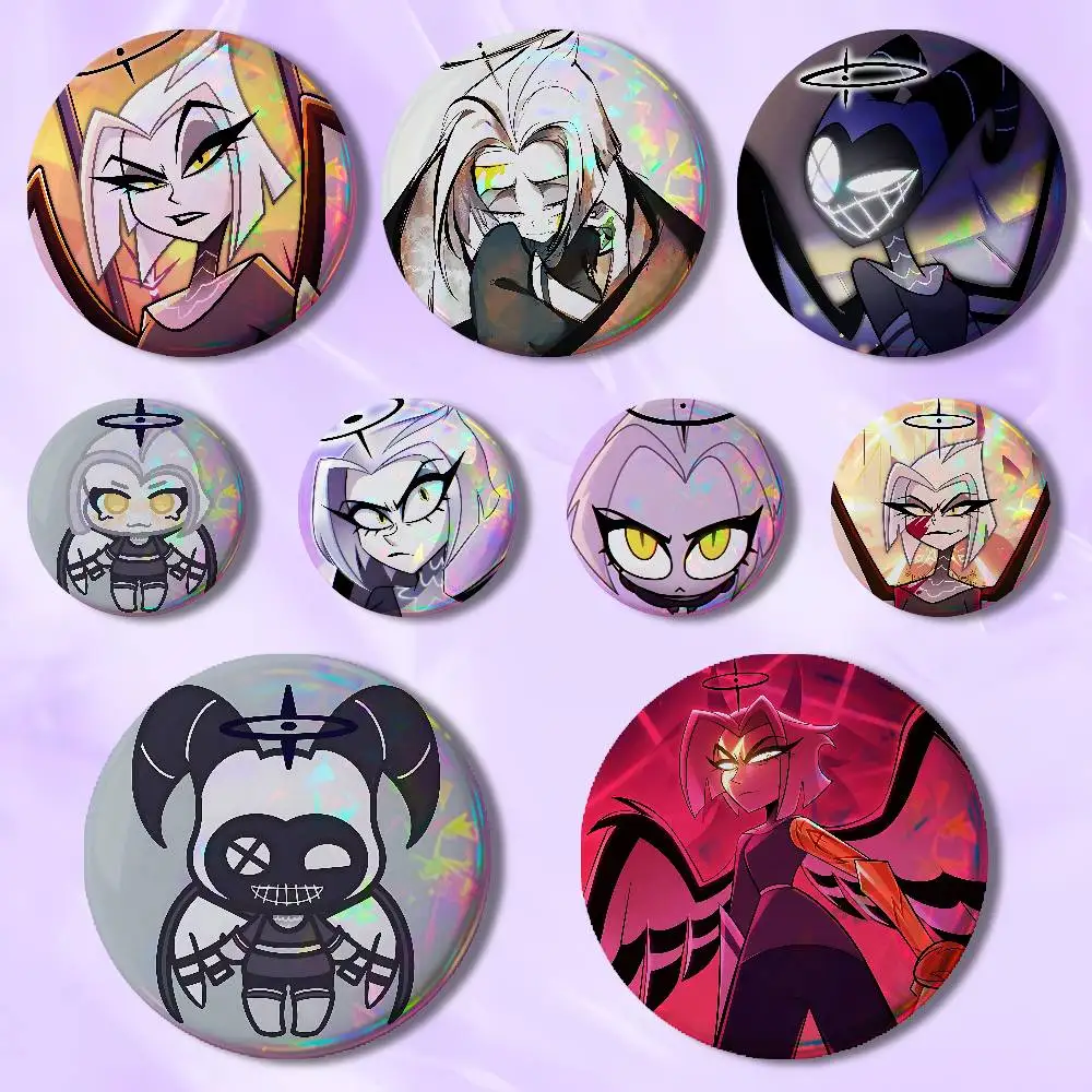 Lute H-HazbinES 58mm 44mm HD Print Brooch Badges Pretty Derby Round Display Brooches Lapel Pins
Lute H-HazbinES 58mm 44mm HD Print Brooch Badges Pretty Derby Round Display Brooches Lapel Pins