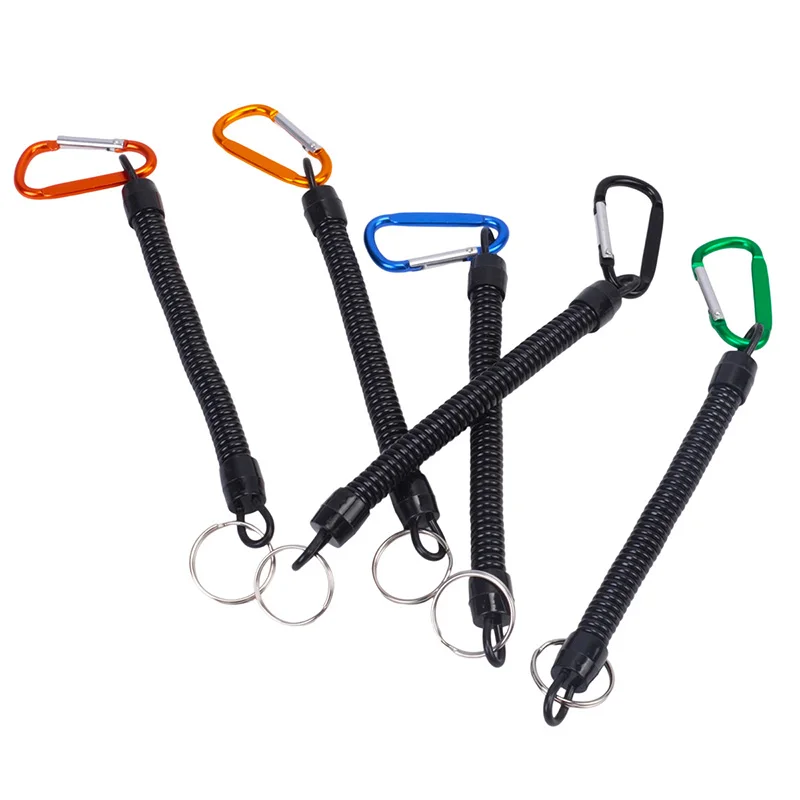50pcs Spring Coil Keychains Retractable Extendable Portable Wrist Strap Safety Rope with Metal Carabiner Ring Hook
50pcs Spring Coil Keychains Retractable Extendable Portable Wrist Strap Safety Rope with Metal Carabiner Ring Hook