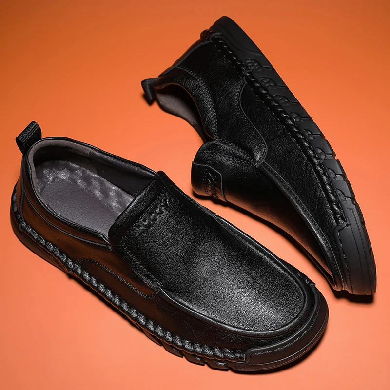 Designer Handmade Soles Men's Genuine Leather Casual Shoes Conference Business Shoes Men's Commuter Work Dress Shoes
Designer Handmade Soles Men's Genuine Leather Casual Shoes Conference Business Shoes Men's Commuter Work Dress Shoes