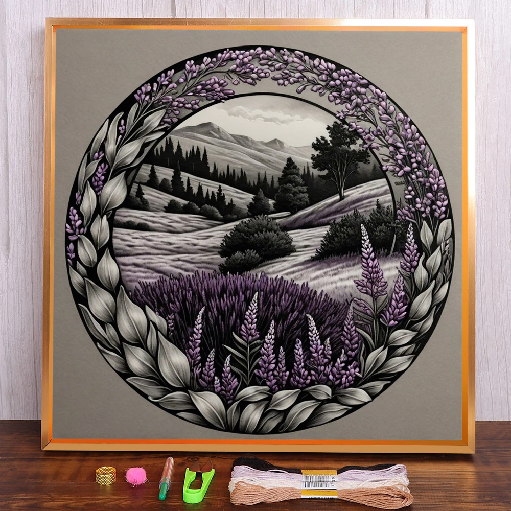 Flower Landscape Printed Cross-Stitch DIY Embroidery Set DMC Threads Knitting Sewing Hobby Handiwork Different Needle Wholesale
Flower Landscape Printed Cross-Stitch DIY Embroidery Set DMC Threads Knitting Sewing Hobby Handiwork Different Needle Wholesale