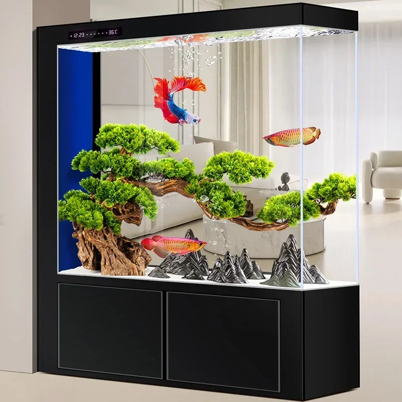 Shoe cabinet fish tank household entrance door porch screen partition large ecological aquarium side filtration self-circulation
Shoe cabinet fish tank household entrance door porch screen partition large ecological aquarium side filtration self-circulation