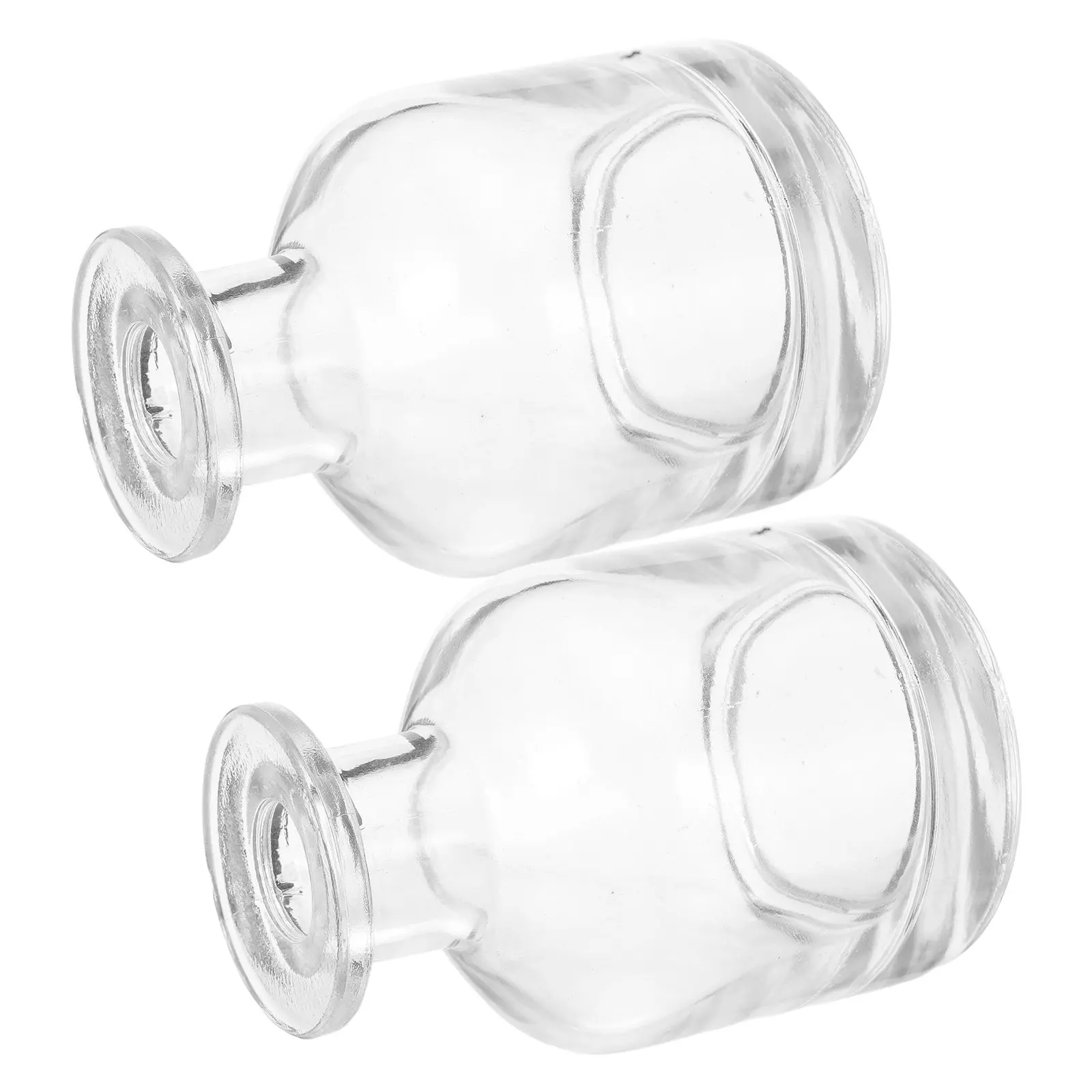 2Pcs Empty Refillable Glass Diffuser Bottles Cylindrical Design Reed Oil Diffuser Jar Aromatherapy Essential Oil Holder for Home
2Pcs Empty Refillable Glass Diffuser Bottles Cylindrical Design Reed Oil Diffuser Jar Aromatherapy Essential Oil Holder for Home