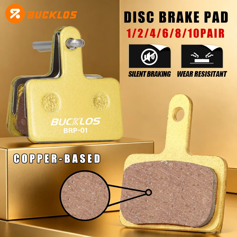 BUCKLOS Bicycle Copper-Based Brake Pads for B01S B03S B05S Hydraulic Disc Brake Pad Durable Bicycle Disc Brake Pads Accessories
BUCKLOS Bicycle Copper-Based Brake Pads for B01S B03S B05S Hydraulic Disc Brake Pad Durable Bicycle Disc Brake Pads Accessories