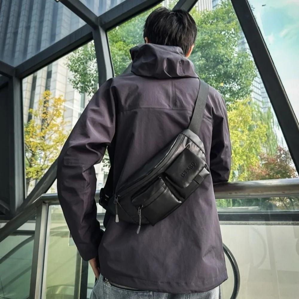 Multi-function Men Chest Bag Solid Color Large Capacity Fanny Phone Pack Crossbody Bag Lightweight Sports Phone Bag Riding
Multi-function Men Chest Bag Solid Color Large Capacity Fanny Phone Pack Crossbody Bag Lightweight Sports Phone Bag Riding