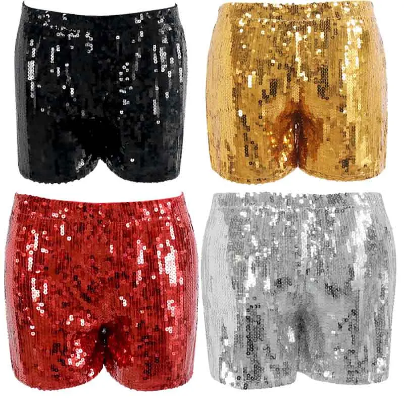 Women's Sparkly Sequins Dance Shorts Breathable Elastic Waist Pants Rave Club Party Nightclub Wear Pole Dance Slim Fit Hot Pants
Women's Sparkly Sequins Dance Shorts Breathable Elastic Waist Pants Rave Club Party Nightclub Wear Pole Dance Slim Fit Hot Pants