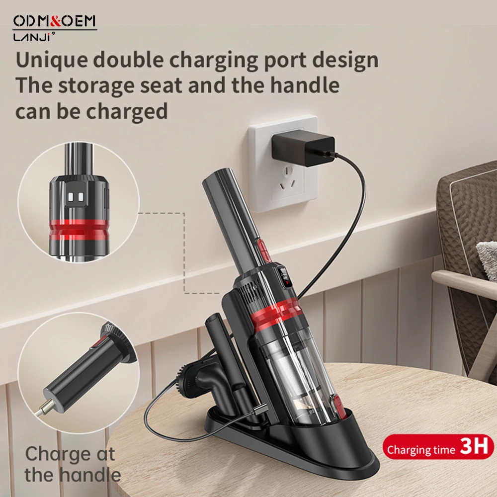 OEM VC032 Handheld Mini Blower Strong Suction Car Vacuum for Auto Seats Home Office Fast Charging Low Noise Easy Use Dry
OEM VC032 Handheld Mini Blower Strong Suction Car Vacuum for Auto Seats Home Office Fast Charging Low Noise Easy Use Dry
