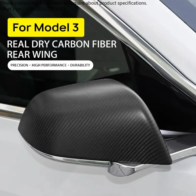 Car Rearview Mirror Case Cover For Tesla Model 3 Model3 2016-2023 2024 Highland Real Carbon Fiber Auto Exterior Mirrors Cap
Car Rearview Mirror Case Cover For Tesla Model 3 Model3 2016-2023 2024 Highland Real Carbon Fiber Auto Exterior Mirrors Cap