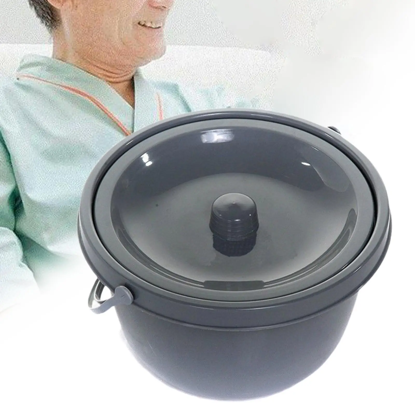 Chamber Pot Practical Lightweight Easy Clean Bedside Commode Night Urinal Urine Pot for Travel Household Camping Boat Men Women
Chamber Pot Practical Lightweight Easy Clean Bedside Commode Night Urinal Urine Pot for Travel Household Camping Boat Men Women