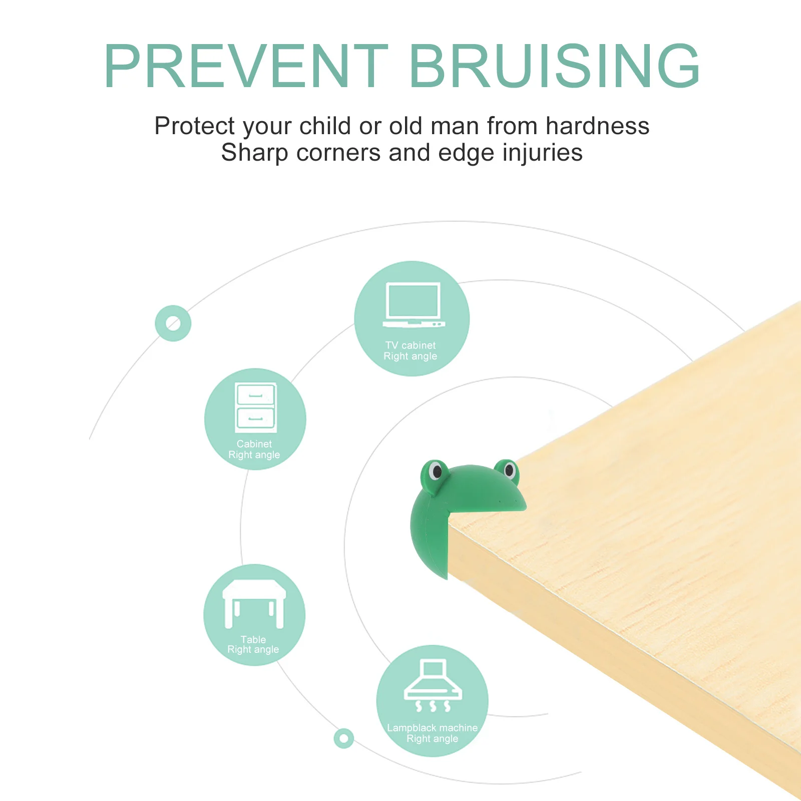 4Pcs Durable Non-Trace Removable Corner Protectors for Desks Tables Beds Furniture Safety Cartoon Corner Cover
4Pcs Durable Non-Trace Removable Corner Protectors for Desks Tables Beds Furniture Safety Cartoon Corner Cover