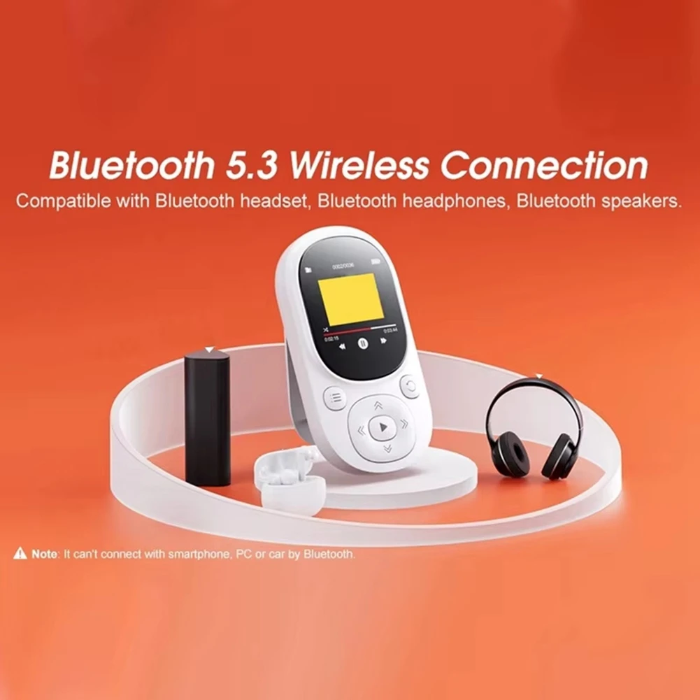 MP3-плеер SVFE-g64GB с зажимом и Bluetooth 5.3, звуком без потерь, FM-радио, диктофоном, поддержкой TF-карты до 128 ГБ
MP3-плеер SVFE-g64GB с зажимом и Bluetooth 5.3, звуком без потерь, FM-радио, диктофоном, поддержкой TF-карты до 128 ГБ