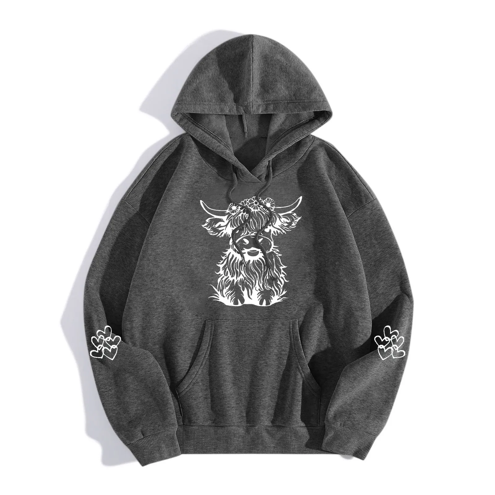 Women Long Sleeve Cute Cattle Graphic Printed Hoodie Pullover Sweatshirts Loose Sweatshirt Korean Style Autumn Hoodies
Women Long Sleeve Cute Cattle Graphic Printed Hoodie Pullover Sweatshirts Loose Sweatshirt Korean Style Autumn Hoodies