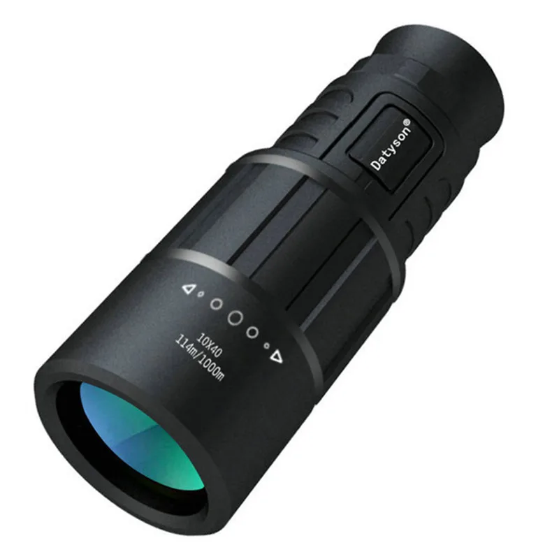 Datyson Black Fox Series 10X Multiple 40mm Objective Lens Diameter 10X40mm Monocular Double Focusing HD Green Film Telescope
Datyson Black Fox Series 10X Multiple 40mm Objective Lens Diameter 10X40mm Monocular Double Focusing HD Green Film Telescope