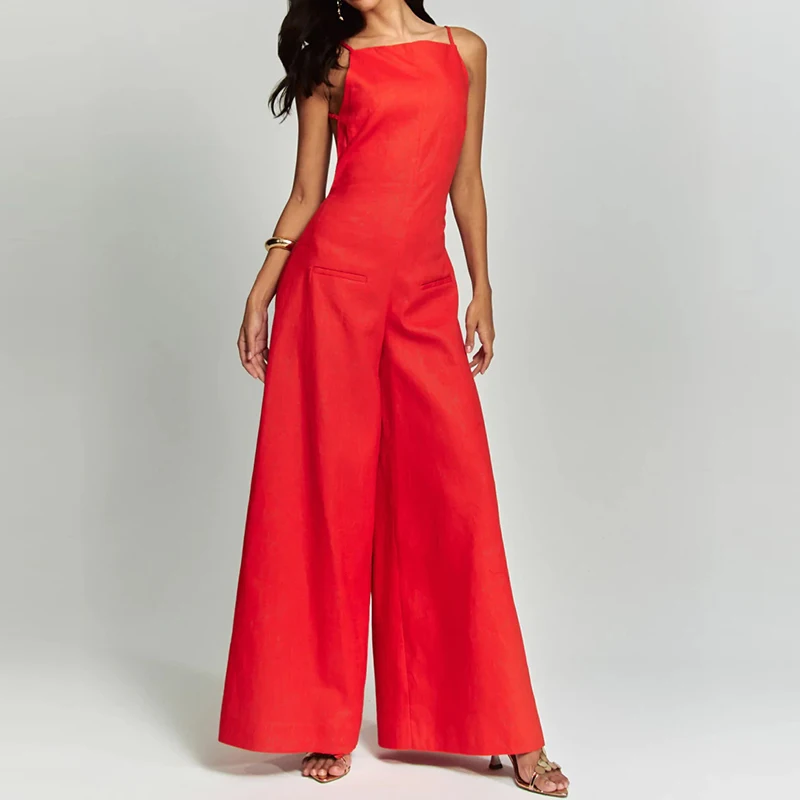 New Summer Off Shoulder Loose Jumpsuit Casual Hollow Sleeveless High Waist Romper Fashion Street Solid Color Long Pants Playsuit
New Summer Off Shoulder Loose Jumpsuit Casual Hollow Sleeveless High Waist Romper Fashion Street Solid Color Long Pants Playsuit