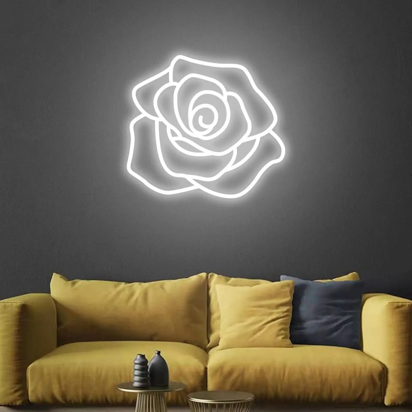 15.8in Rose Flower Neon Light Sign | LED Custom Neon Sign | Gift for Her | Unique Hand Crafted Custom Neon Sign for Decoration
15.8in Rose Flower Neon Light Sign | LED Custom Neon Sign | Gift for Her | Unique Hand Crafted Custom Neon Sign for Decoration